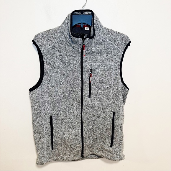 Orvis Jackets & Blazers - Orvis Outdoor Active Heather Gray Utility Fleece Vest